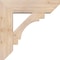Ekena Millwork Merced Slat Smooth Bracket w/ Offset Brace, Douglas Fir, 7 1/2"W x 26"D x 26"H BKT0806X26X26MRC06SDF - alternate 3
